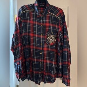 The Kooples Embellished Long Sleeved Button Down